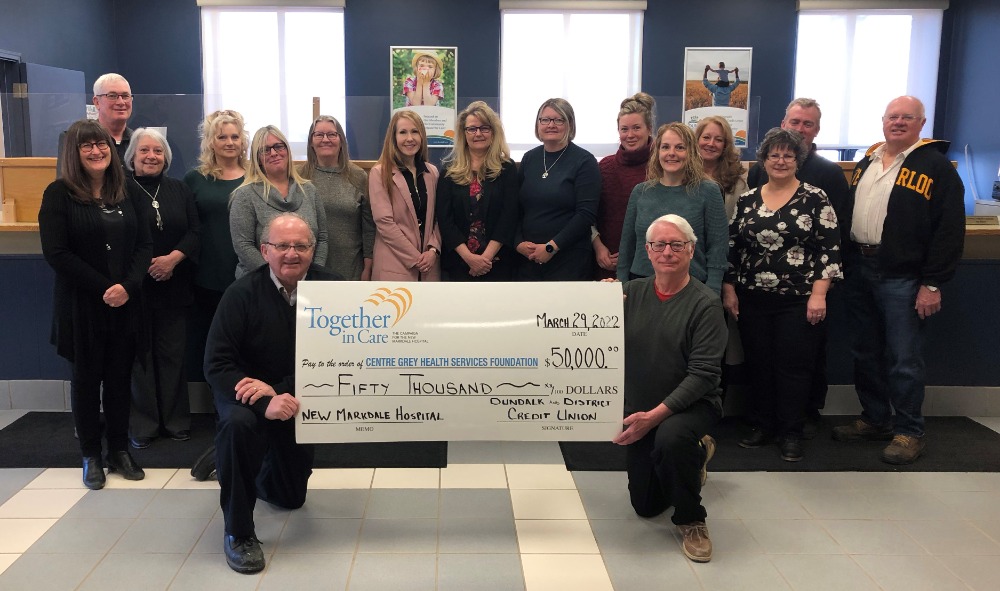 Thank you Dundalk Credit Union for your generous donation to the Together In Care Campaign!